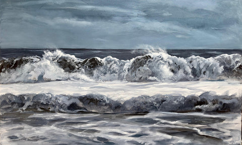 Sea of Light - Oil  by artist stephen estrada