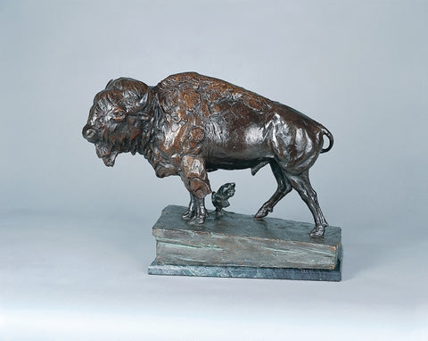 Buffalo - Bronze Sculpture by artist Gary Lee Price