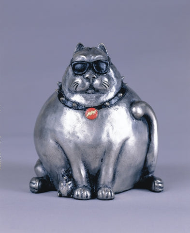 Cool Cat - Bronze Sculpture by artist Gary Lee Price