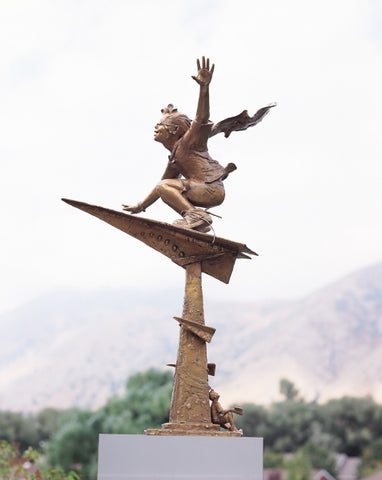 Journeys of the Imagination - 50" - Bronze Sculpture by artist Gary Lee Price