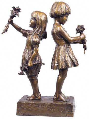 Flower Girls - Bronze Sculpture by artist Gary Lee Price