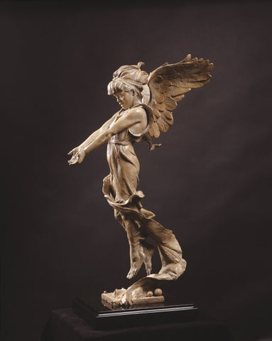 Messenger (Female) - Bronze Sculpture by artist Gary Lee Price